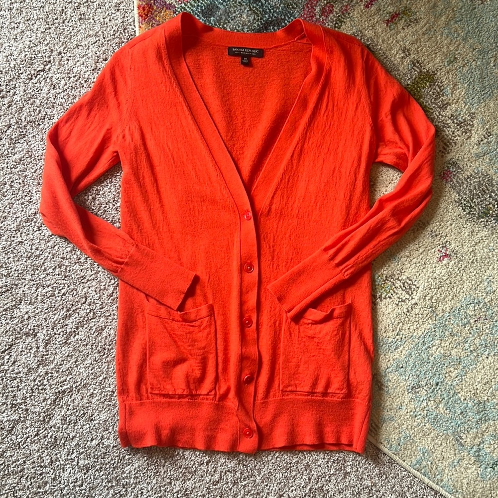 Banana Republic 100% Merino Wool Cardigan
